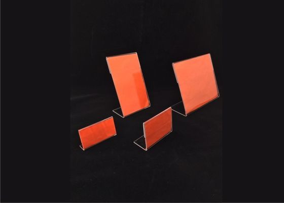 फांसी एक्रिलिक साइन धारक साफ, Plexiglass दीवार पर चढ़कर साइन धारक