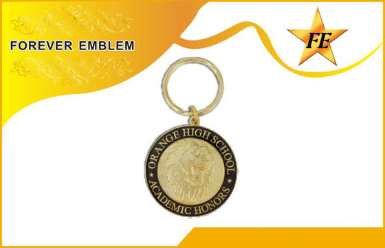 कस्टम धातु प्रोमोशनल Keychains व्यापार उपहार / के लिए धातु कुंजी अंगूठी