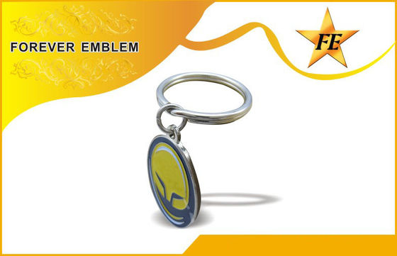 व्यापार उपहार कम लीड निकल नि: शुल्क चढ़ाना धातु प्रोमोशनल Keychains