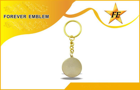 टीम की घटनाओं के लिए पूर्ण रंग मुद्रण कांस्य / कॉपर दौर प्रोमोशनल Keychains
