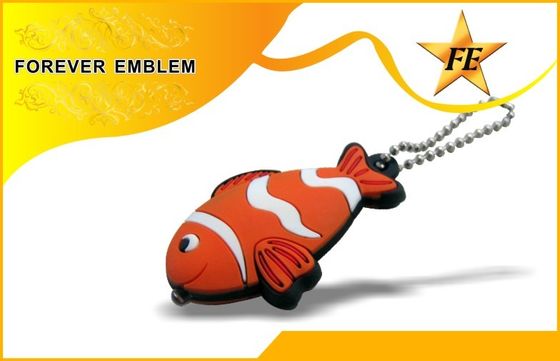 दोनों पक्ष के लोगो प्रकाश के साथ नरम पीवीसी 3 डी कस्टम डिजाइन प्रचारक Keychains
