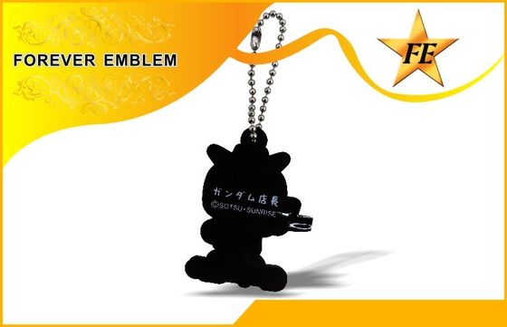 दोनों पक्ष के लोगो प्रकाश के साथ नरम पीवीसी 3 डी कस्टम डिजाइन प्रचारक Keychains