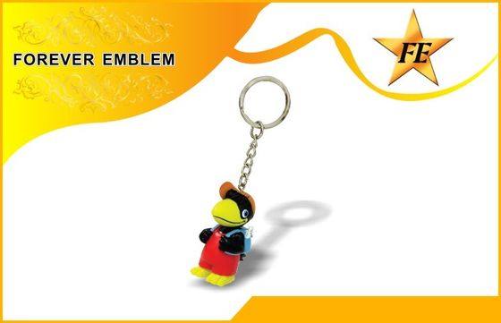 EN71 मानक के साथ कस्टम डिजाइन के साथ पूर्ण 3 डी प्रचार Keychains