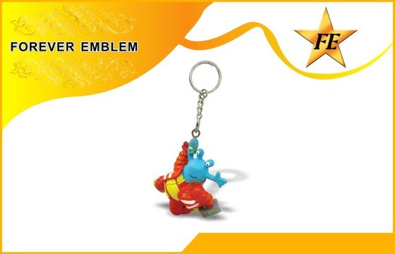 EN71 मानक के साथ कस्टम डिजाइन के साथ पूर्ण 3 डी प्रचार Keychains