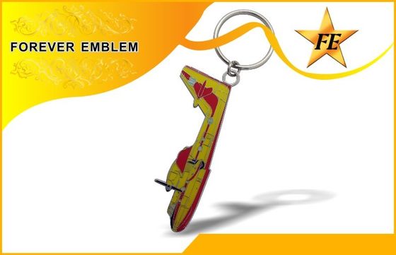 व्यापार उपहार के लिए मुद्रित लोगो धातु प्रोमोशनल Keychains epoxy के साथ