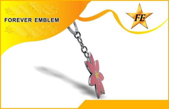 Nickle चढ़ाना, कस्टम 3 डी चाबी का गुच्छा के साथ नकली हार्ड प्रोमोशनल Keychains