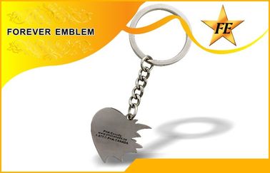 शीतल तामचीनी धातु प्रोमोशनल Keychains जिंक प्रचार कार्य के लिए मिश्र