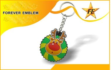 नि: शुल्क नमूना आरोप पीवीसी रंगीन प्रोमोशनल Keychains