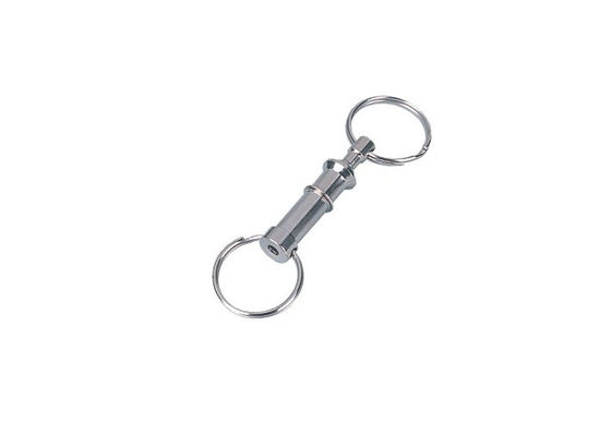 डबल पुल, चाबी की अंगूठी के अलावा पुश, इस्पात तार प्रोमोशनल Keychains 30,598