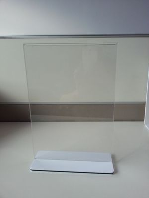 रेस्टोरेंट स्पष्ट ऐक्रेलिक साइन धारक मेनू स्टैंड Plexiglass लेबल धारकों