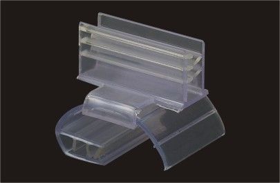 आर्थिक खुदरा प्लास्टिक लेबल धारकों 28mm x 23mm x 32 मिमी स्टोर