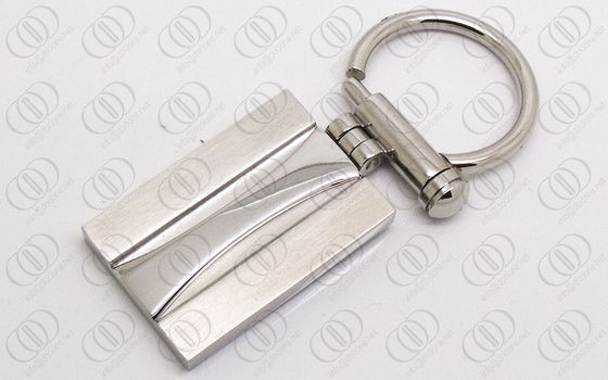 पेंच संरचना, engravable keychains साथ पॉलिश टन स्टेनलेस स्टील चाबी का गुच्छा धारक