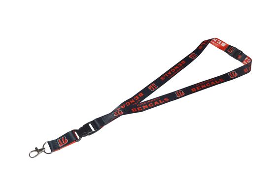 एनएफएल Lanyards गर्मी हस्तांतरण मुद्रण, सिनसिनाटी Bengals डोरी प्रोमोशनल उपहार आइटम