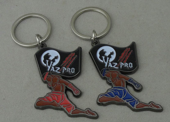 कास्टिंग मरो प्रोमोशनल कुंजी अंगूठी, मुलायम तामचीनी और जस्ता धातु Keychains